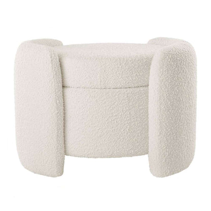 Modway - Nebula Boucle Upholstered Ottoman - EEI-5561-IVO veiw 5