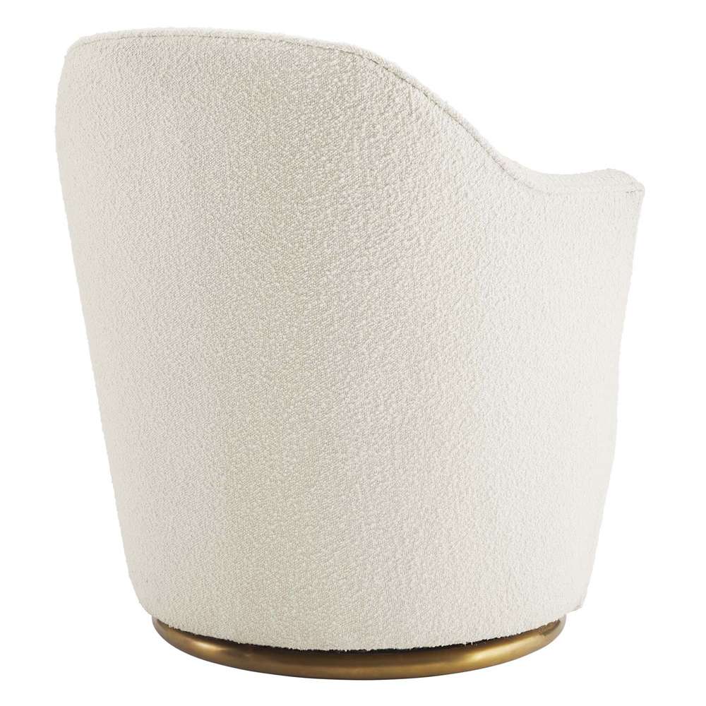 Modway - Nora Boucle Upholstered Swivel Chair - EEI-5311-WHI veiw 4