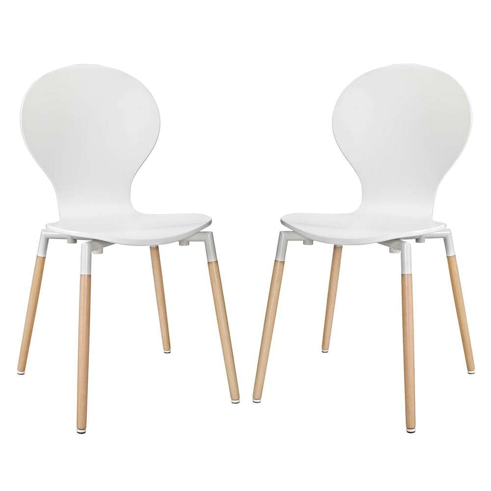 Modway - Path Dining Chair (Set of 2) - EEI-1368-WHI veiw 1