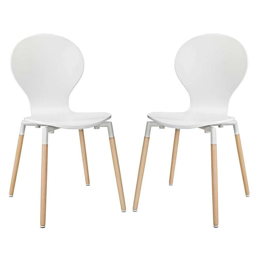 Modway - Path Dining Chair (Set of 2) - EEI-1368-WHI veiw 1