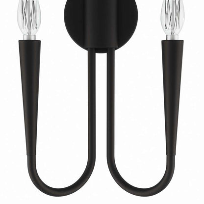 Modway - Penrose 2-Light Wall Sconce - EEI-5666-BLK veiw 3