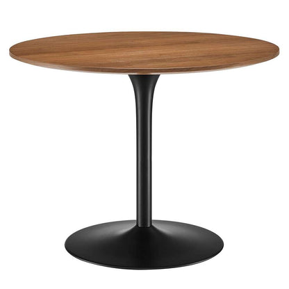 Modway - Pursuit 40in Dining Table - EEI-6313-WAL-BLK veiw 1