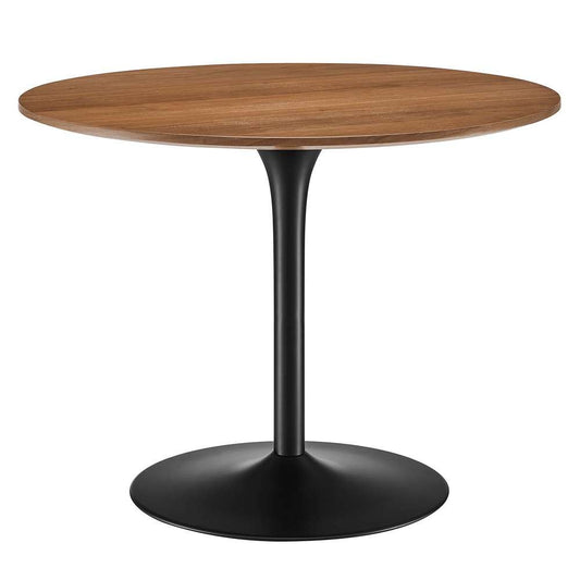 Modway - Pursuit 40in Dining Table - EEI-6313-WAL-BLK veiw 1