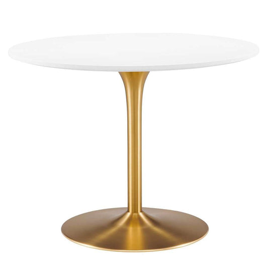 Modway - Pursuit 40in Dining Table - EEI-6313-WHI-GLD veiw 2