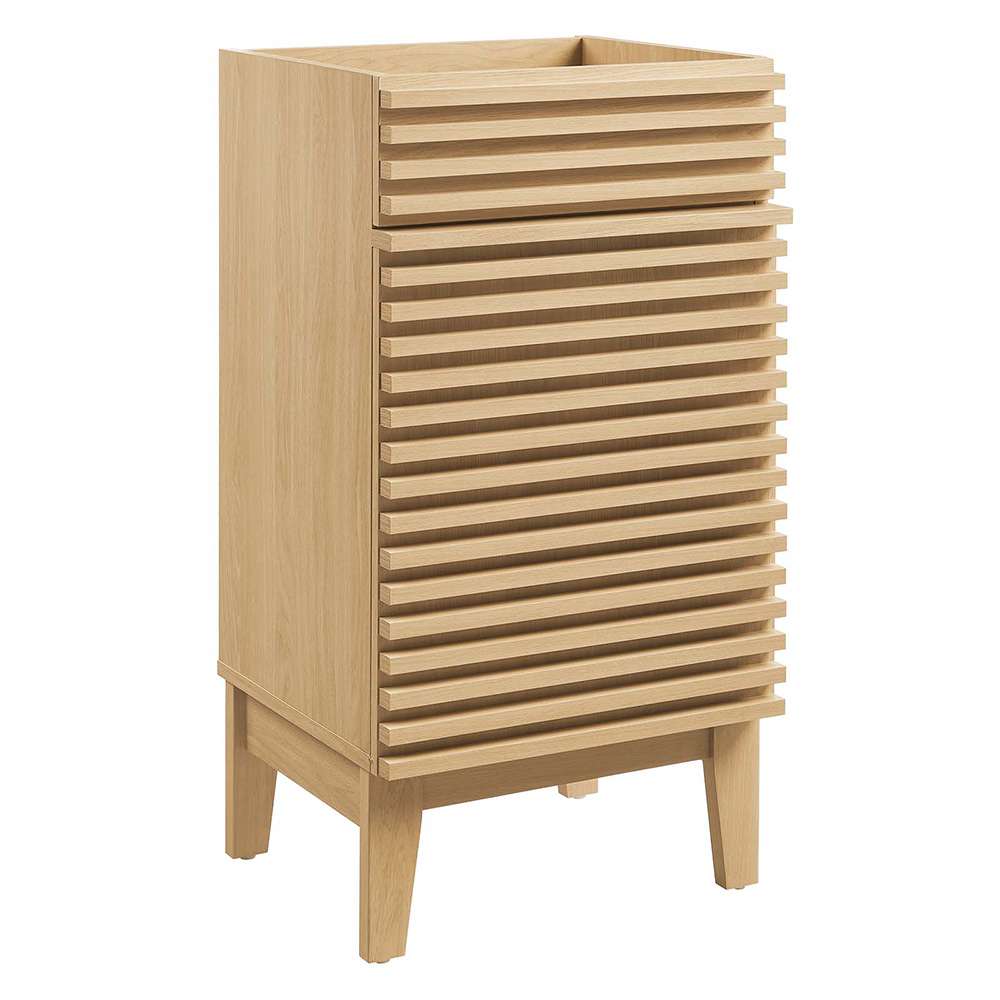 Modway - Render 18in Bathroom Vanity Cabinet (Sink Basin Not Included) - EEI-4849-OAK veiw 1