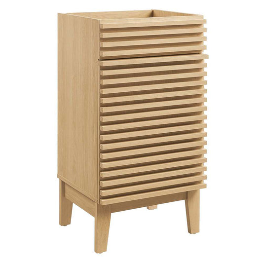Modway - Render 18in Bathroom Vanity Cabinet (Sink Basin Not Included) - EEI-4849-OAK veiw 1