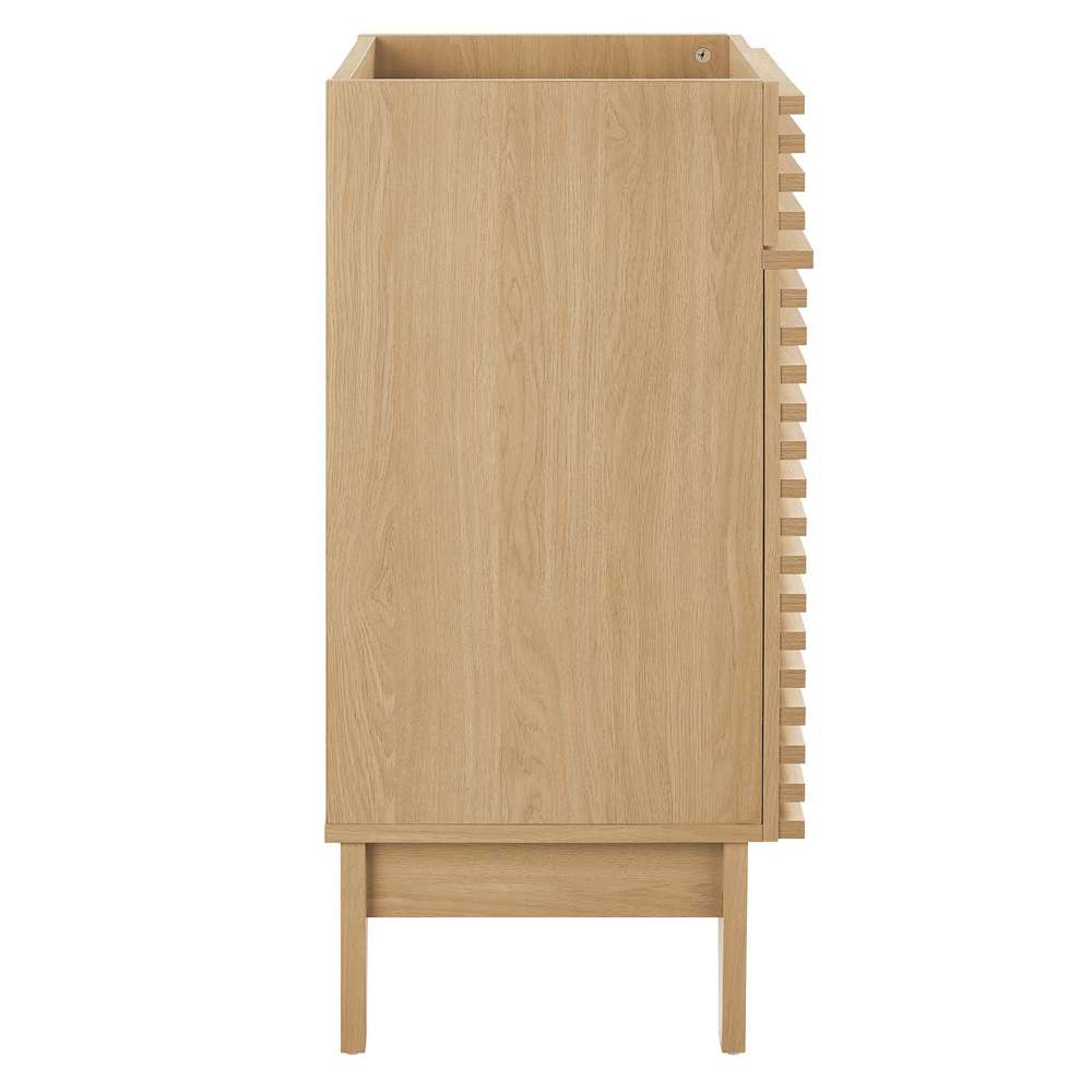 Modway - Render 18in Bathroom Vanity Cabinet (Sink Basin Not Included) - EEI-4849-OAK veiw 3