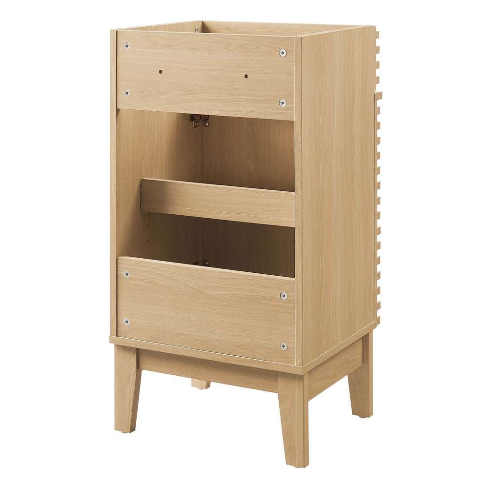 Modway - Render 18in Bathroom Vanity Cabinet (Sink Basin Not Included) - EEI-4849-OAK veiw 5