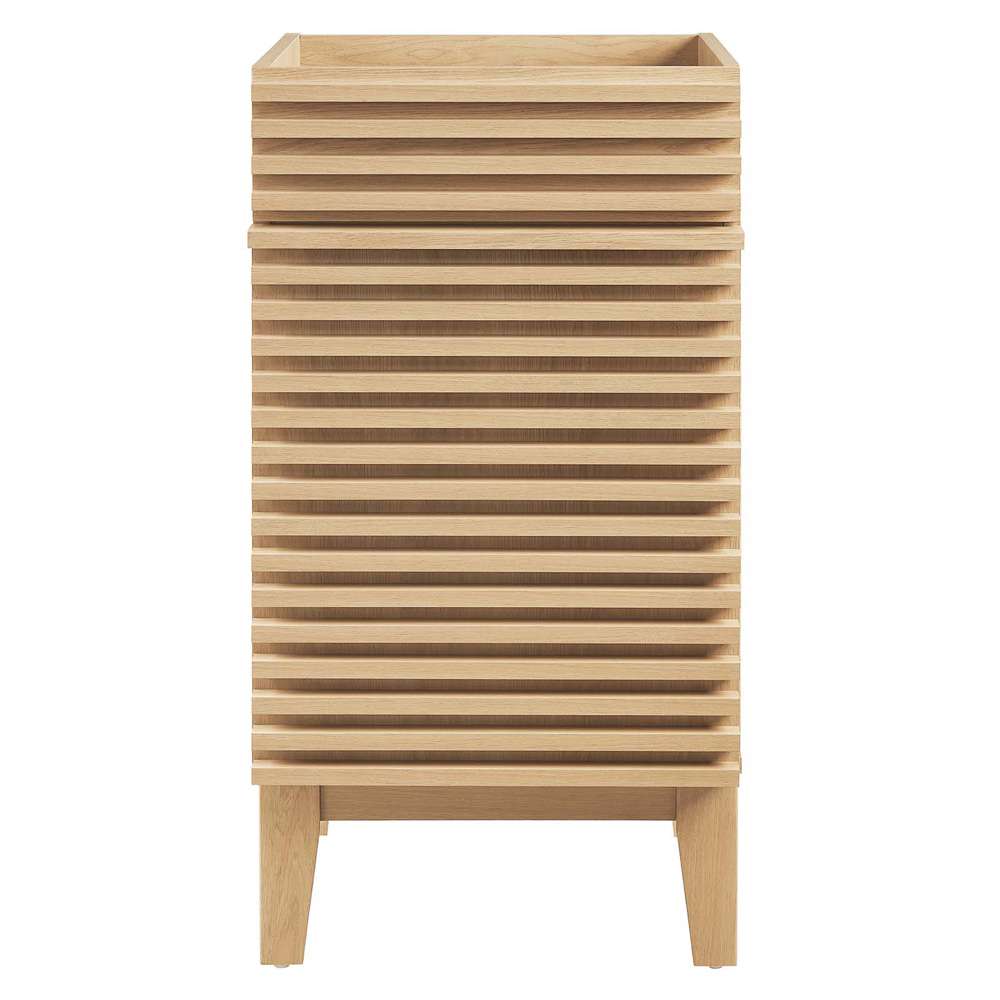 Modway - Render 18in Bathroom Vanity Cabinet (Sink Basin Not Included) - EEI-4849-OAK veiw 6