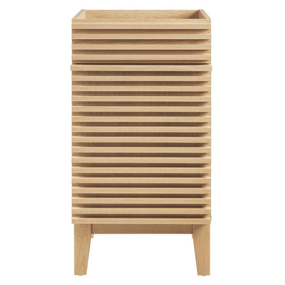 Modway - Render 18in Bathroom Vanity Cabinet (Sink Basin Not Included) - EEI-4849-OAK veiw 6