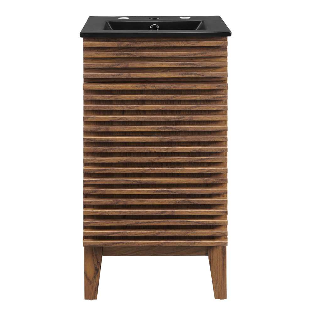 Modway - Render 18in Bathroom Vanity - EEI-5391-WAL-BLK veiw 4