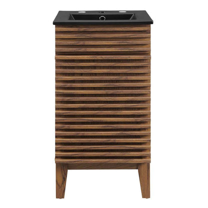 Modway - Render 18in Bathroom Vanity - EEI-5391-WAL-BLK veiw 4