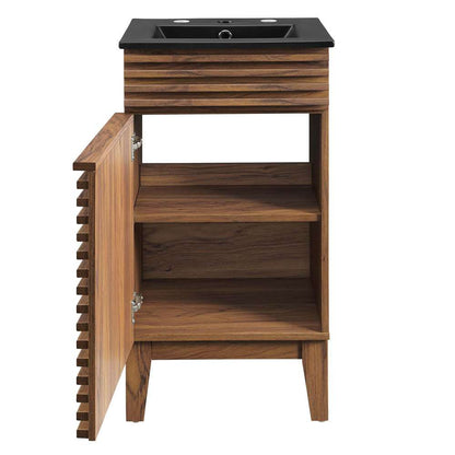 Modway - Render 18in Bathroom Vanity - EEI-5391-WAL-BLK veiw 5
