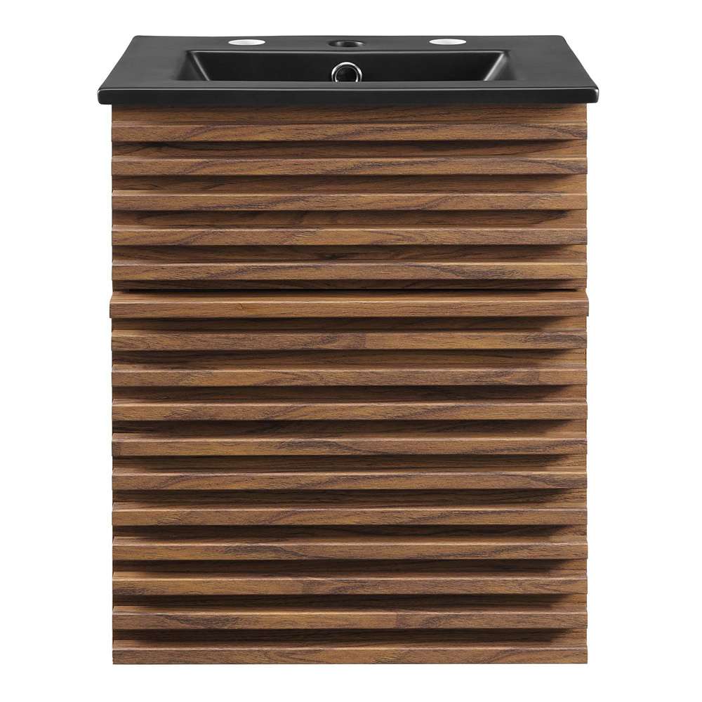 Modway - Render 18in Wall-Mount Bathroom Vanity - EEI-5390-WAL-BLK veiw 5