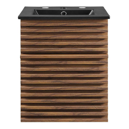 Modway - Render 18in Wall-Mount Bathroom Vanity - EEI-5390-WAL-BLK veiw 5
