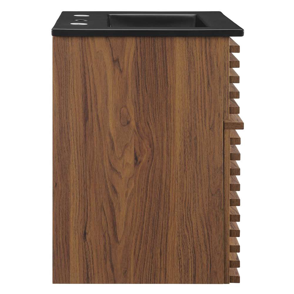 Modway - Render 18in Wall-Mount Bathroom Vanity - EEI-5390-WAL-BLK veiw 6