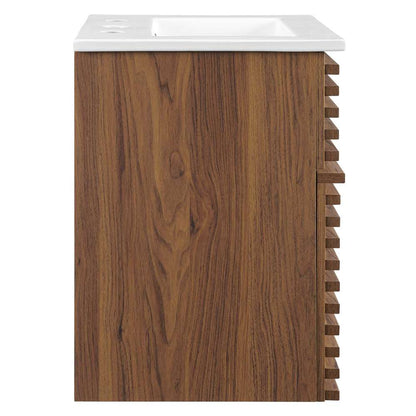 Modway - Render 18in Wall-Mount Bathroom Vanity - EEI-5419-WAL-WHI veiw 6