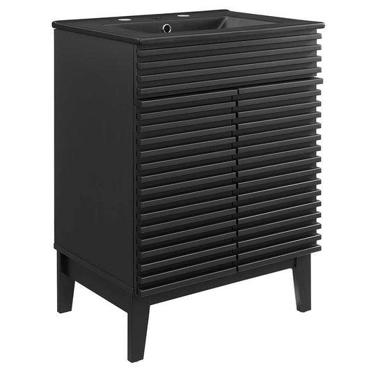Modway - Render 24in Bathroom Vanity - EEI-5350-BLK-BLK veiw 1