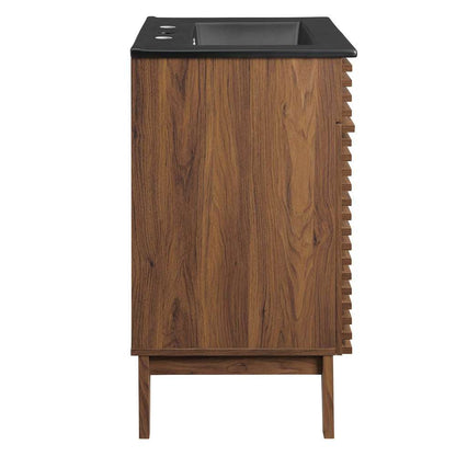 Modway - Render 24in Bathroom Vanity - EEI-5350-WAL-BLK veiw 6
