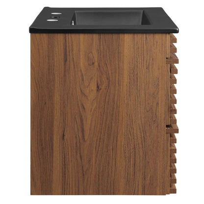 Modway - Render 24in Wall-Mount Bathroom Vanity - EEI-5364-WAL-BLK veiw 6
