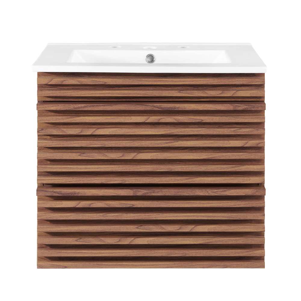 Modway - Render 24in Wall-Mount Bathroom Vanity - EEI-4433-WAL-WHI veiw 5