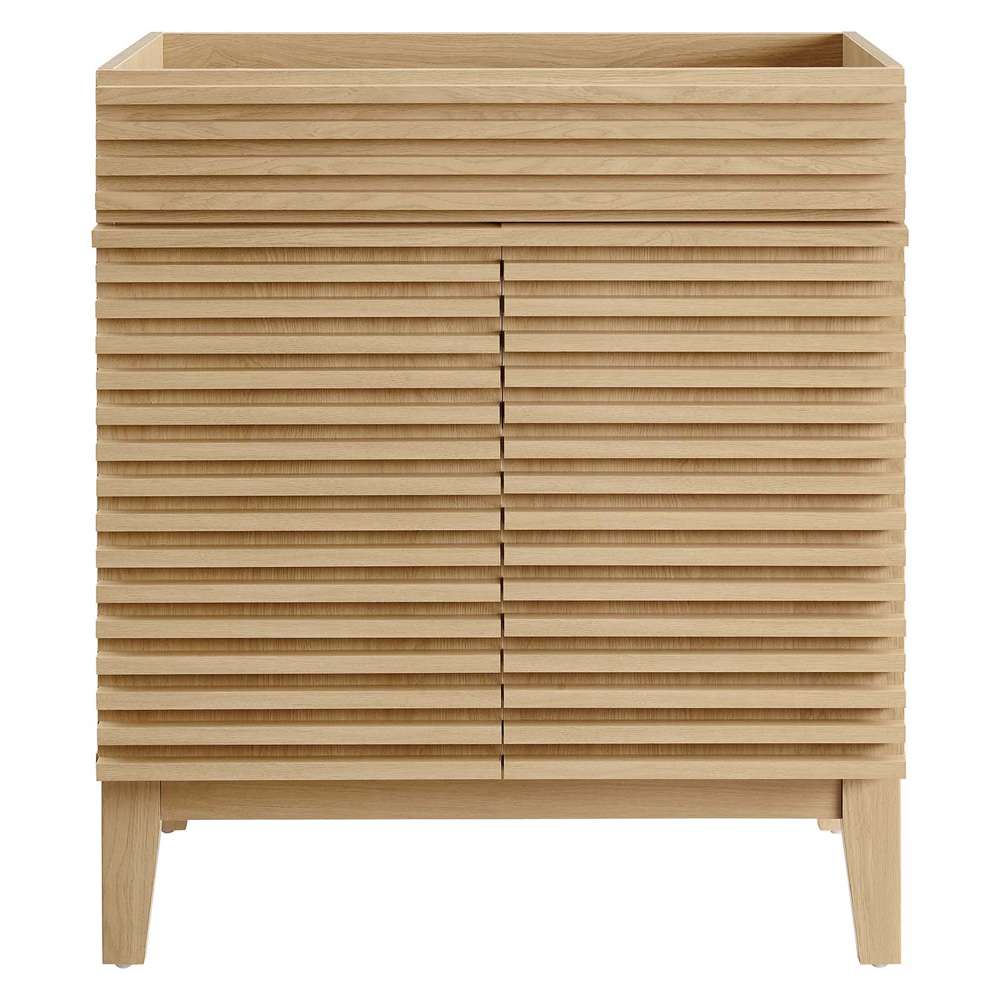 Modway - Render 30in Bathroom Vanity Cabinet (Sink Basin Not Included) - EEI-4851-OAK veiw 6