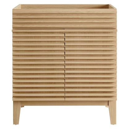 Modway - Render 30in Bathroom Vanity Cabinet (Sink Basin Not Included) - EEI-4851-OAK veiw 6