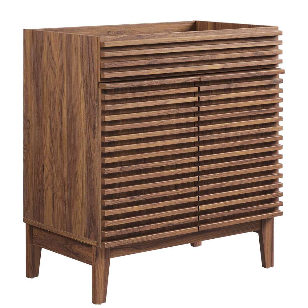 Modway - Render 30in Bathroom Vanity Cabinet (Sink Basin Not Included) - EEI-4851-WAL veiw 3