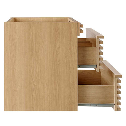 Modway - Render 30in Wall-Mount Bathroom Vanity Cabinet (Sink Basin Not Included) in Oak - EEI-4850-OAK veiw 4