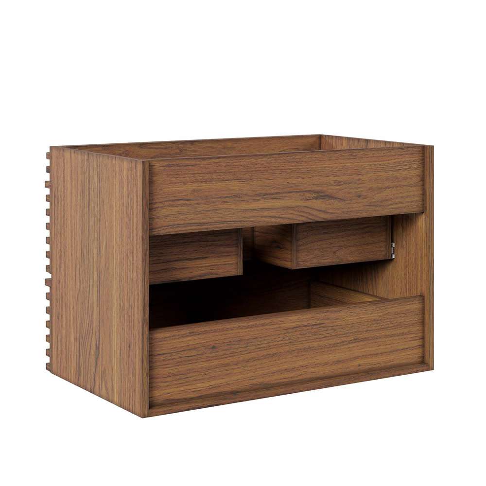 Modway - Render 30in Wall-Mount Bathroom Vanity Cabinet (Sink Basin Not Included) in Walnut - EEI-4850-WAL veiw 5