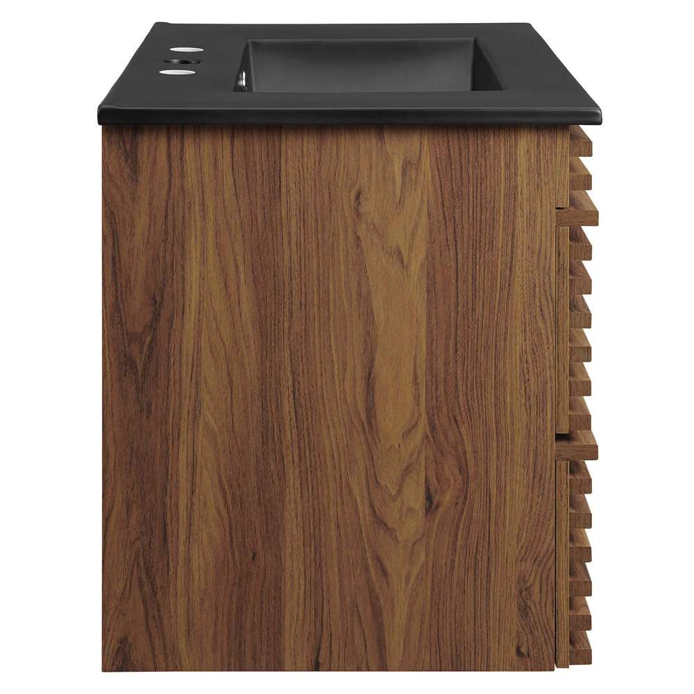 Modway - Render 30in Wall-Mount Bathroom Vanity - EEI-5417-WAL-BLK veiw 6