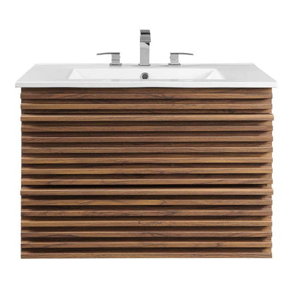 Modway - Render 30in Wall-Mount Bathroom Vanity - EEI-5421-WAL-WHI veiw 4
