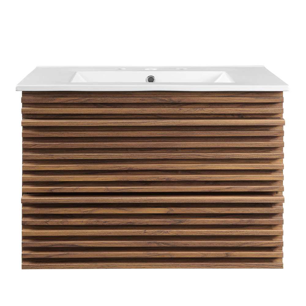 Modway - Render 30in Wall-Mount Bathroom Vanity - EEI-5421-WAL-WHI veiw 5