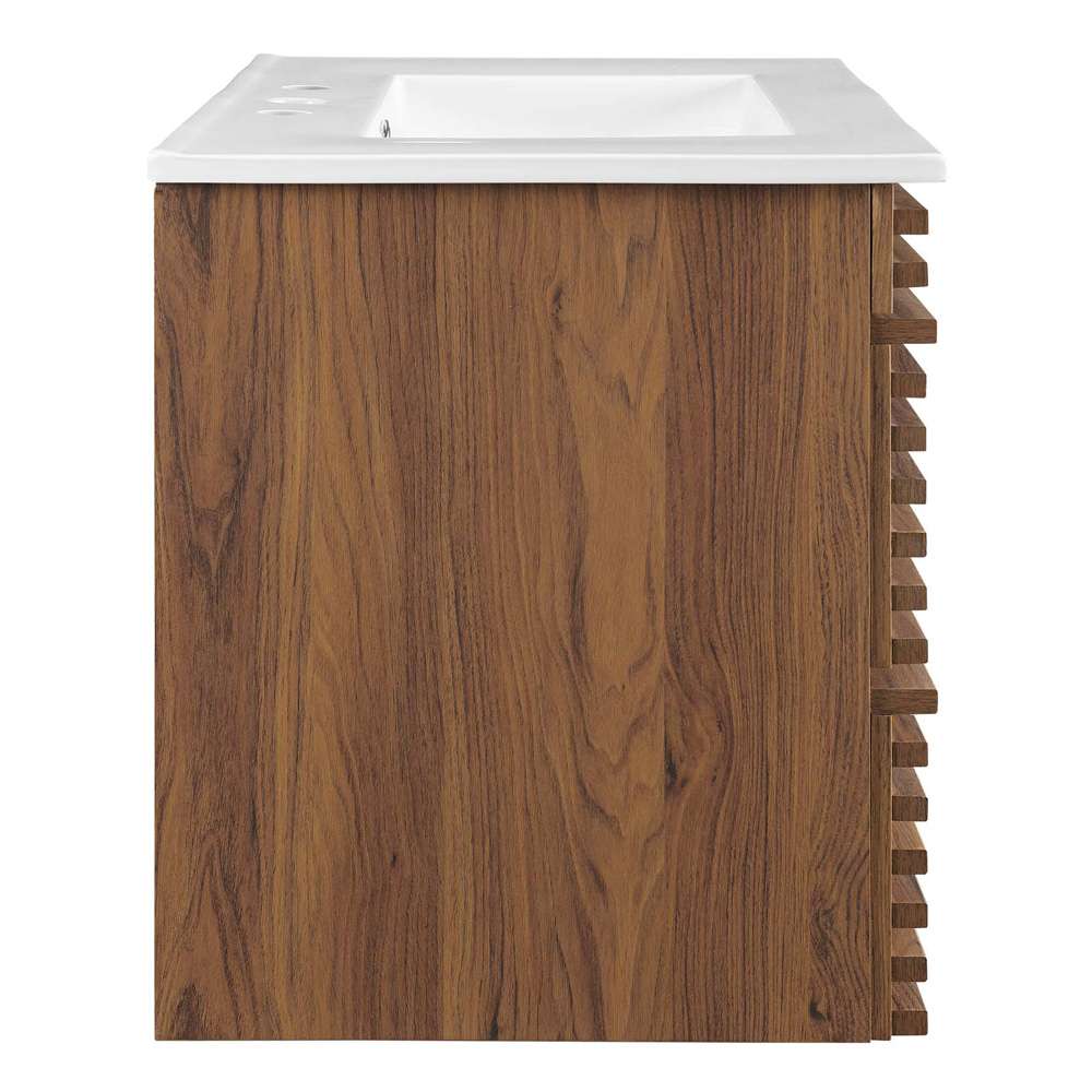 Modway - Render 30in Wall-Mount Bathroom Vanity - EEI-5421-WAL-WHI veiw 6