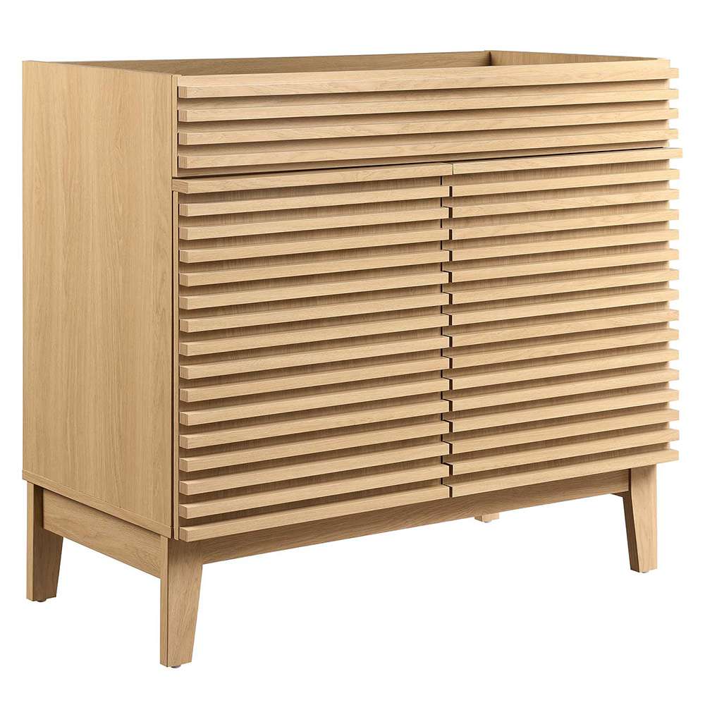 Modway - Render 36in Bathroom Vanity Cabinet - EEI-4340-OAK veiw 1