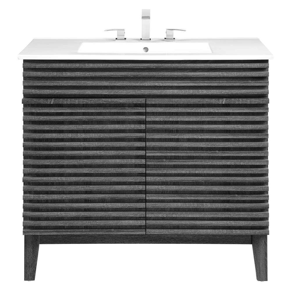 Modway - Render 36in Bathroom Vanity - EEI-4437-CHA-WHI veiw 3