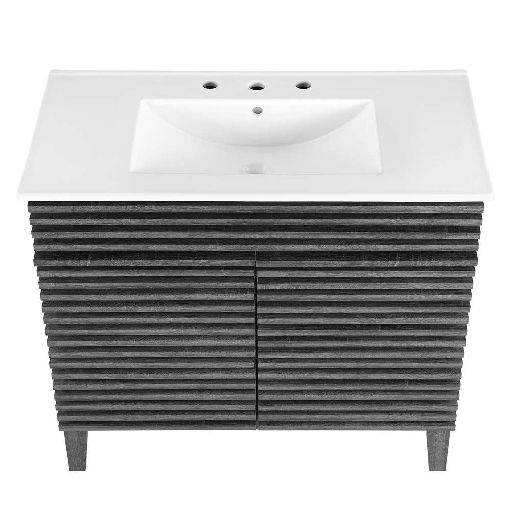 Modway - Render 36in Bathroom Vanity - EEI-4437-CHA-WHI veiw 6