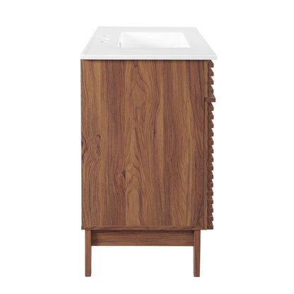 Modway - Render 36in Bathroom Vanity - EEI-4437-WAL-WHI veiw 3