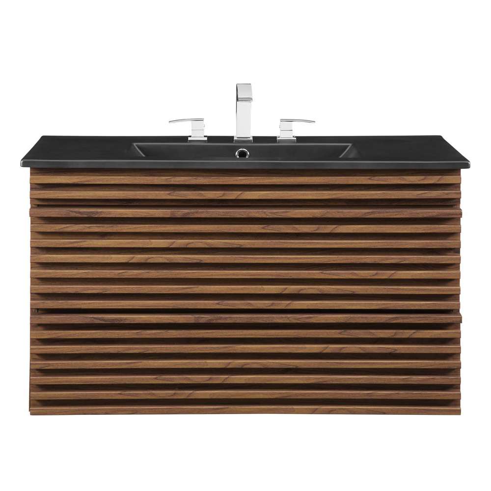 Modway - Render 36in Wall-Mount Bathroom Vanity - EEI-5395-WAL-BLK veiw 5