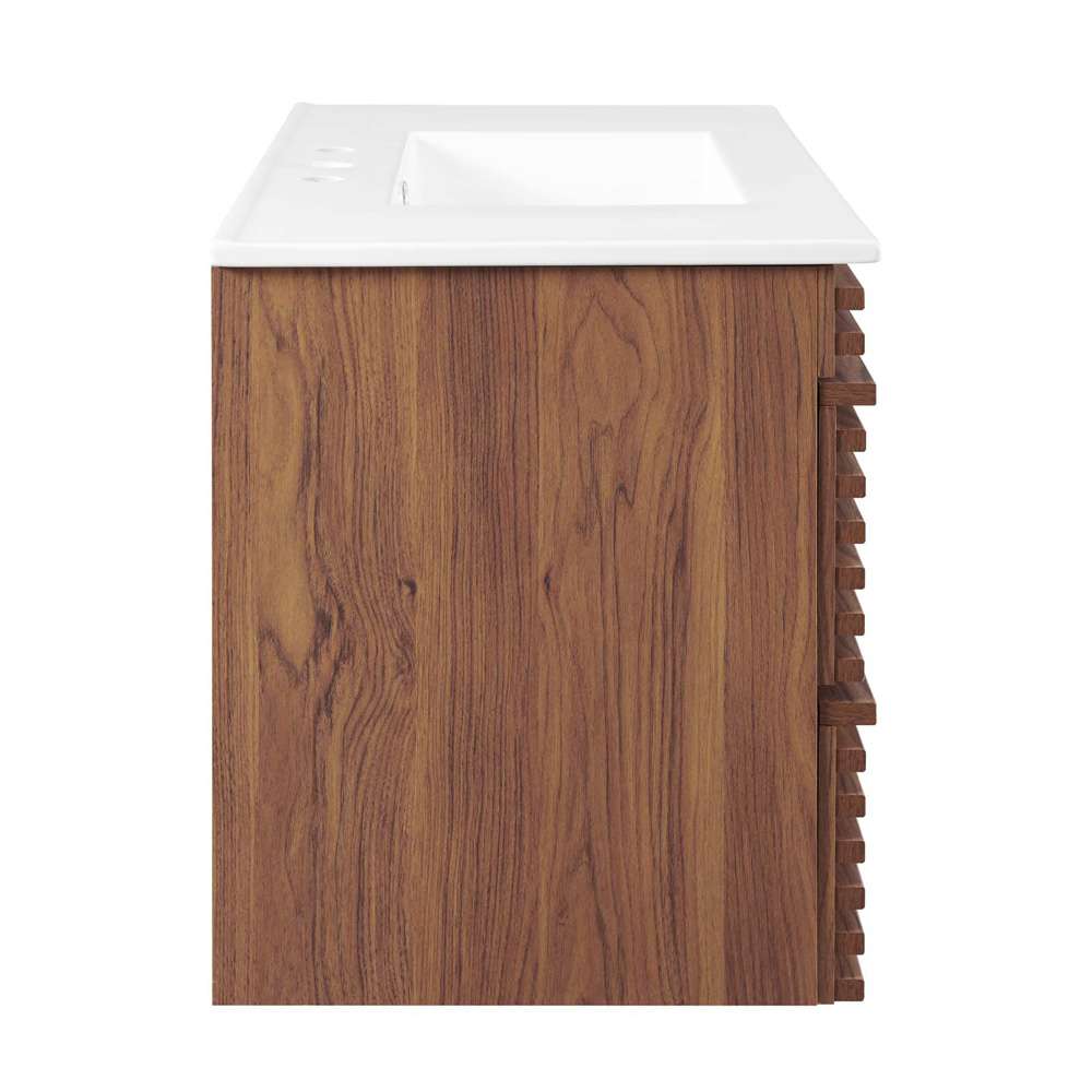 Modway - Render 36in Wall-Mount Bathroom Vanity - EEI-4436-WAL-WHI veiw 4