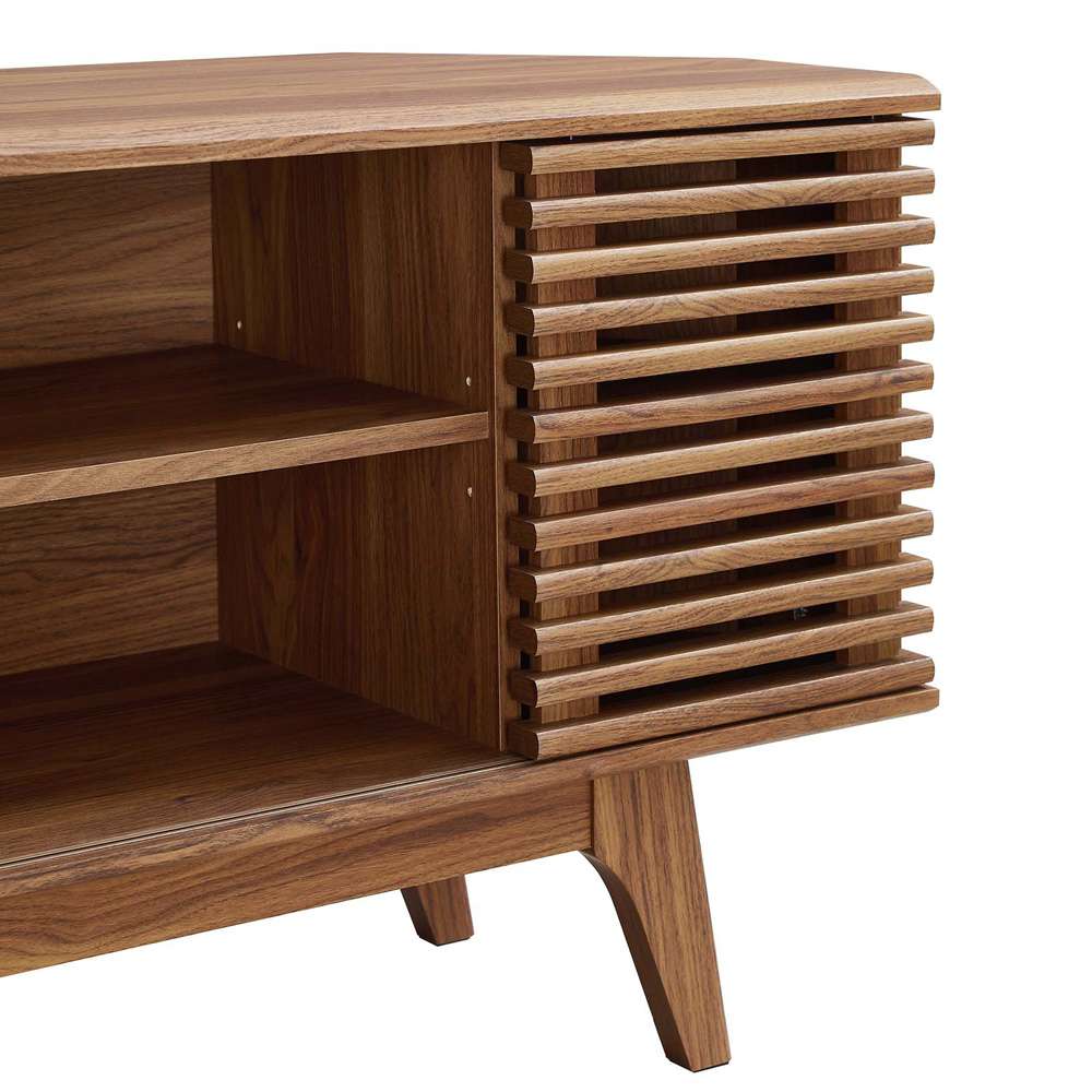 Modway - Render 46in Corner TV Stand - EEI-6157-WAL veiw 3