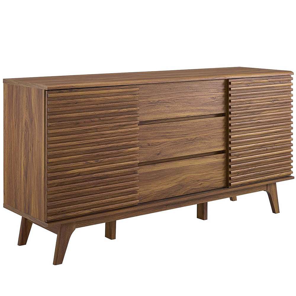 Modway - Render 63in Sideboard Buffet Table or TV Stand - EEI-3344-WAL veiw 1