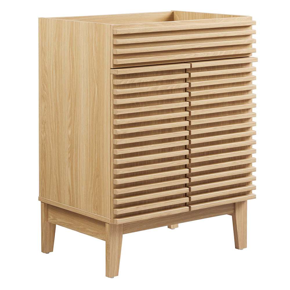 Modway - Render Bathroom Vanity Cabinet (Sink Basin Not Included) - EEI-4598-OAK veiw 1