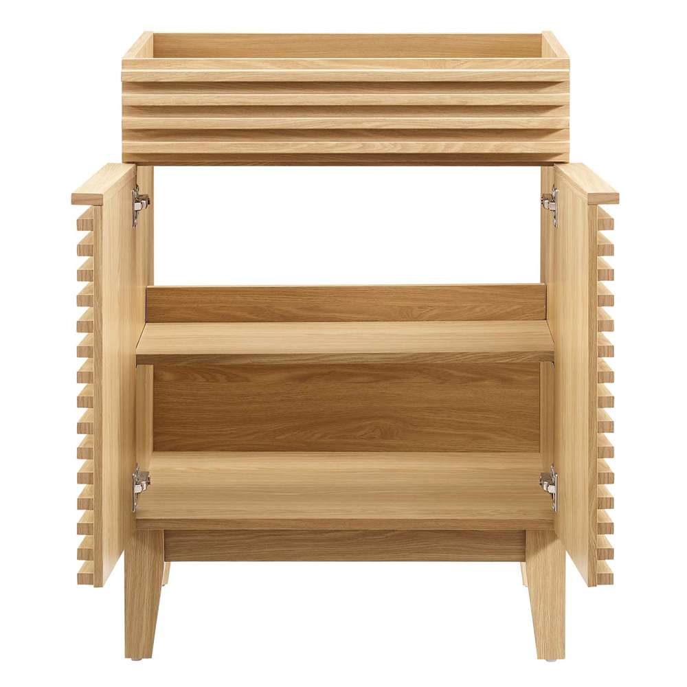 Modway - Render Bathroom Vanity Cabinet (Sink Basin Not Included) - EEI-4598-OAK veiw 4