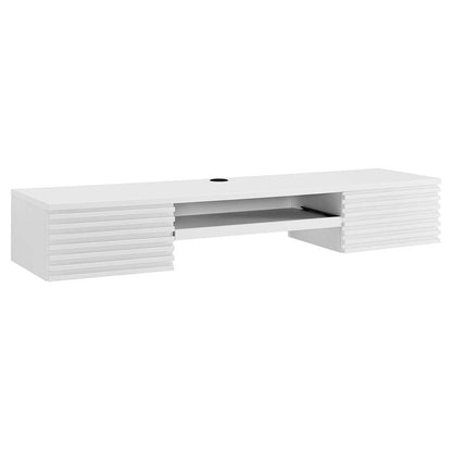 Modway - Render Wall Mount Wood Office Desk - EEI-5865-WHI veiw 1