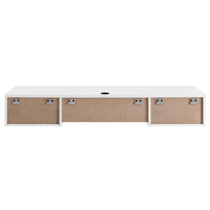 Modway - Render Wall Mount Wood Office Desk - EEI-5865-WHI veiw 4
