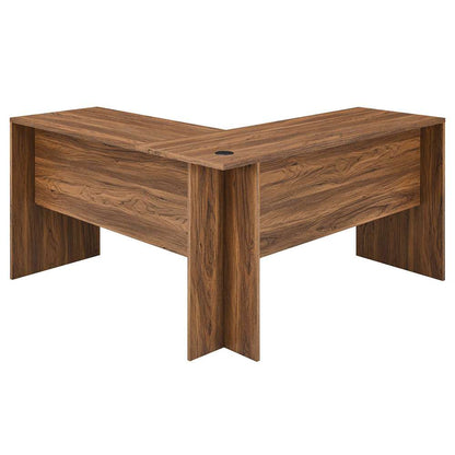 Modway - Render Wood Desk and File Cabinet Set - EEI-5821-WAL veiw 5