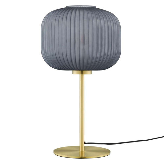 Modway - Reprise Glass Sphere Glass and Metal Table Lamp - EEI-5622-BLK-SBR veiw 1