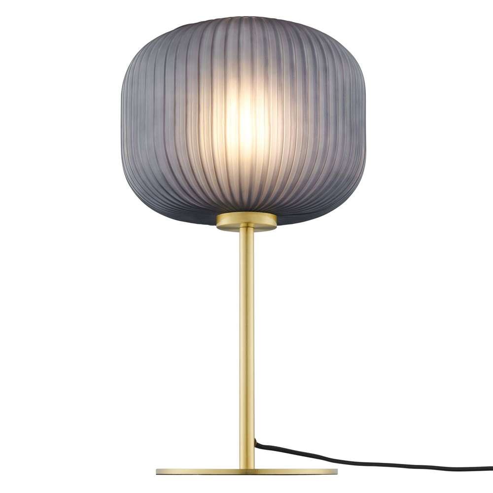 Modway - Reprise Glass Sphere Glass and Metal Table Lamp - EEI-5622-BLK-SBR veiw 3