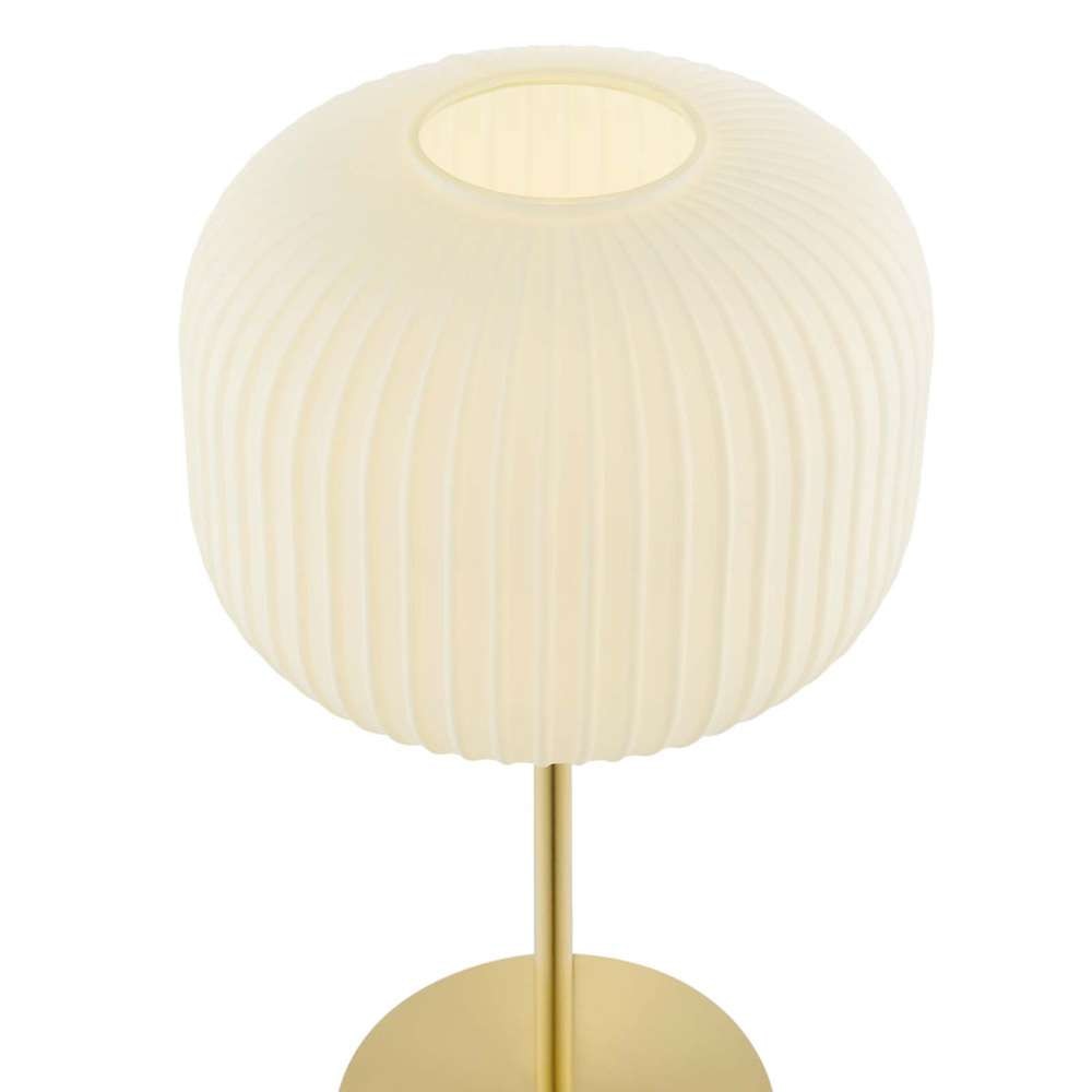 Modway - Reprise Glass Sphere Glass and Metal Table Lamp - EEI-5622-WHI-SBR veiw 3